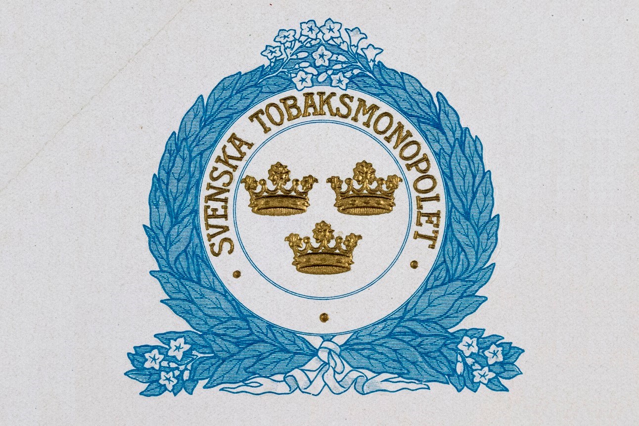 Image with the text Svenska Tobaksmonopolet